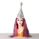 in stock Role Playing Party Stage Performance Costume Props Style Printed Shark Headgear Hat