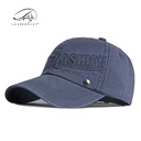 Spring and Summer thin washed cotton hat men's outdoor sports cap sun protection sun shade peaked cap stitching baseball cap Women