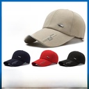 Baseball Cap Men's Sun Hat Sunscreen Sunshade Fishing Men's Autumn Big Head Hard Top Cap Baseball Cap