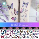 Waterproof 3d Butterfly tattoo Color Makeup Cute tattoo Sticker Fashion tattoo