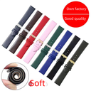 Hot Selling plain leather watch strap accessories waterproof edging men's and women's watch chain ultra-thin soft watch strap a large number of in stock