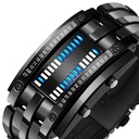 Korean fashion LED Iron Man double binary fashion student couple personality electronic watch manufacturers spot