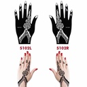 Dark Wind Hand Tattoo Palm Tattoo Template Hand Simulation Temporary Sticker Beautiful Original Hand Tattoo