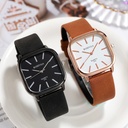 22 Student Men's and Women's Watch Belt Korean Style Simple Temperament ins Style Simple Square Quartz Watch